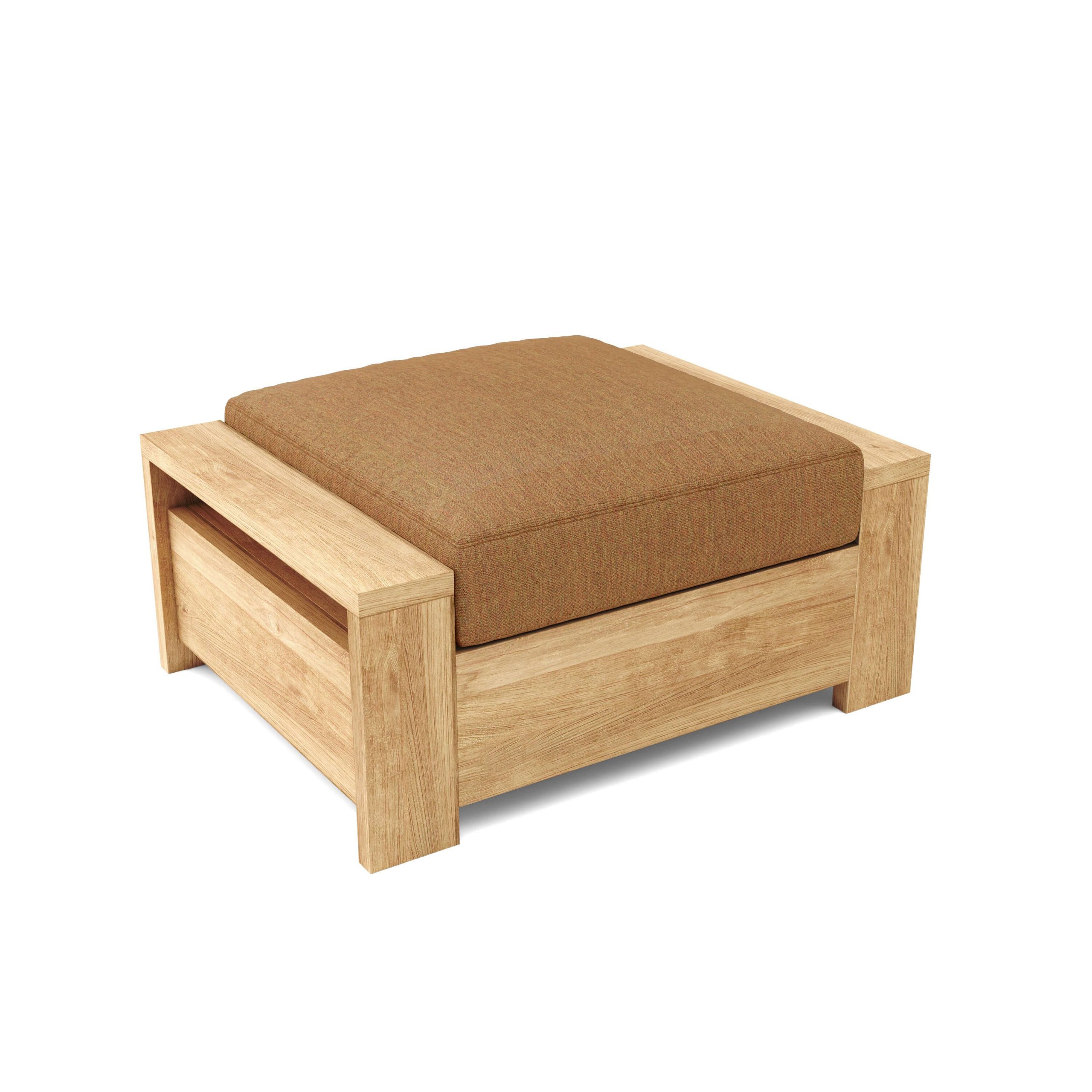 Valencia Teak Ottoman - Image 5