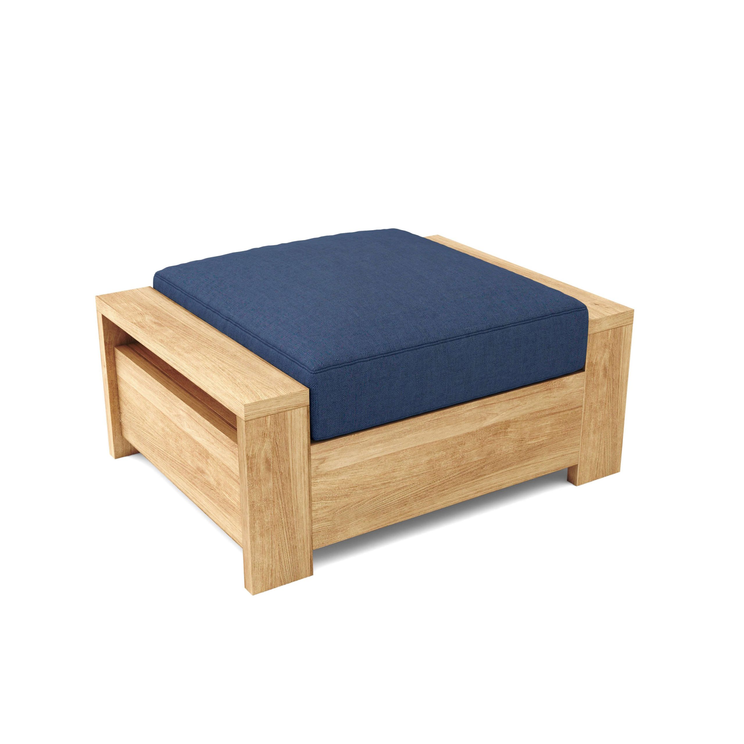 Valencia Teak Ottoman - Image 6