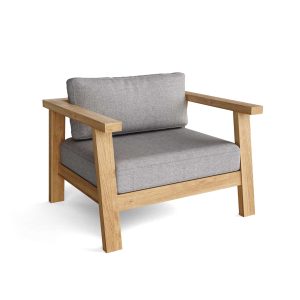 Pontevedra Teak Deep Seating Arm Chair