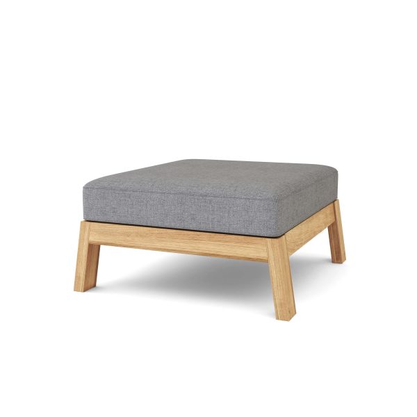 Pontevedra Teak Ottoman - Image 2