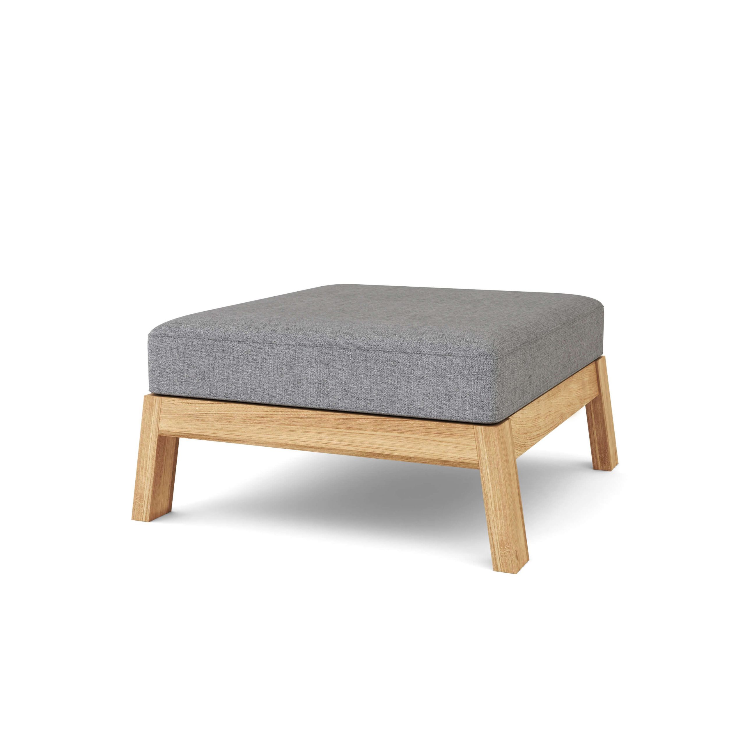 Pontevedra Teak Ottoman - Image 2