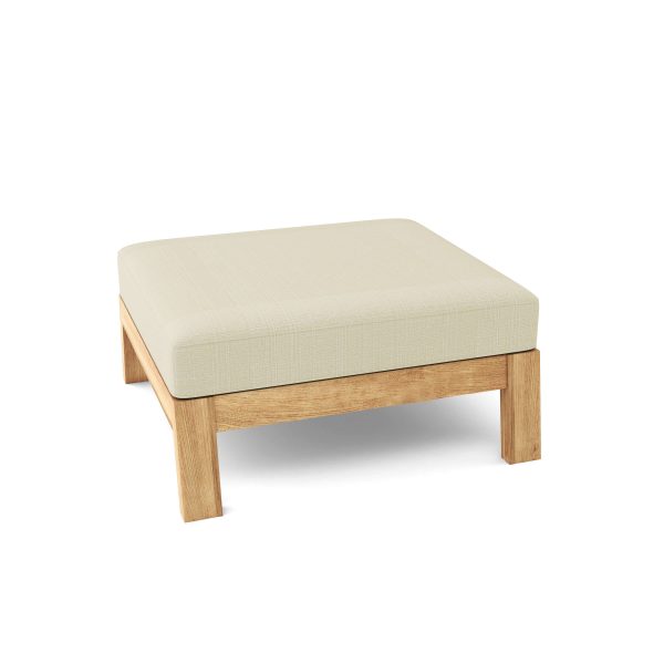 Pontevedra Teak Ottoman - Image 3