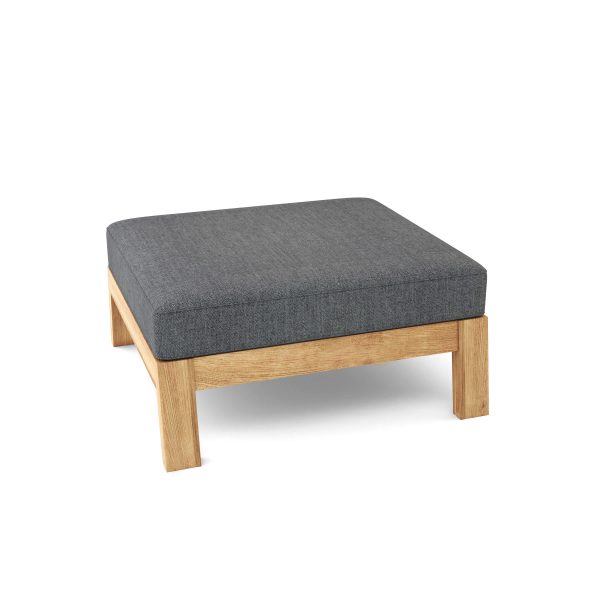 Pontevedra Teak Ottoman - Image 4