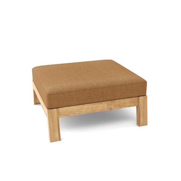 Pontevedra Teak Ottoman - Image 5