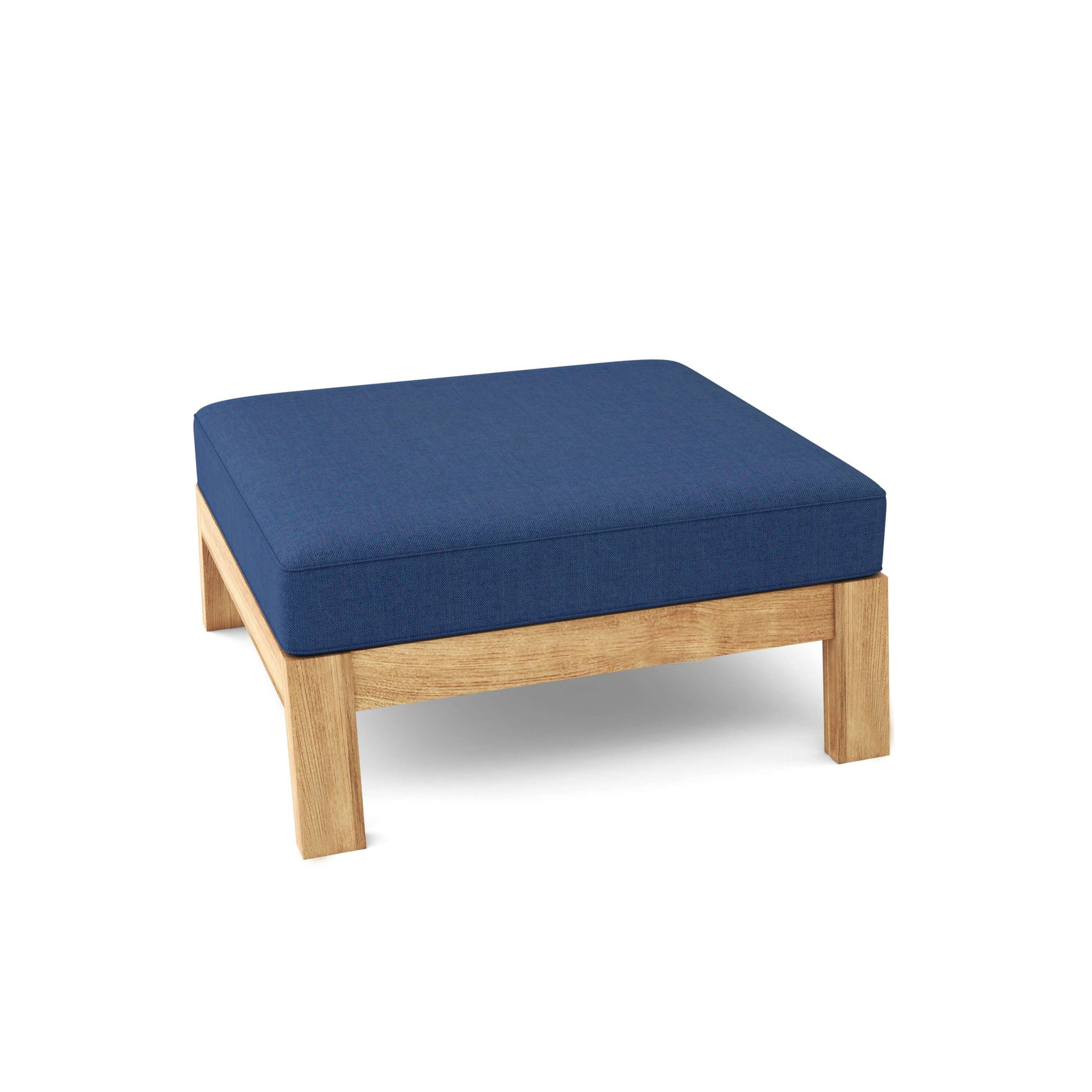 Pontevedra Teak Ottoman - Image 6