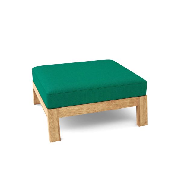 Pontevedra Teak Ottoman - Image 7