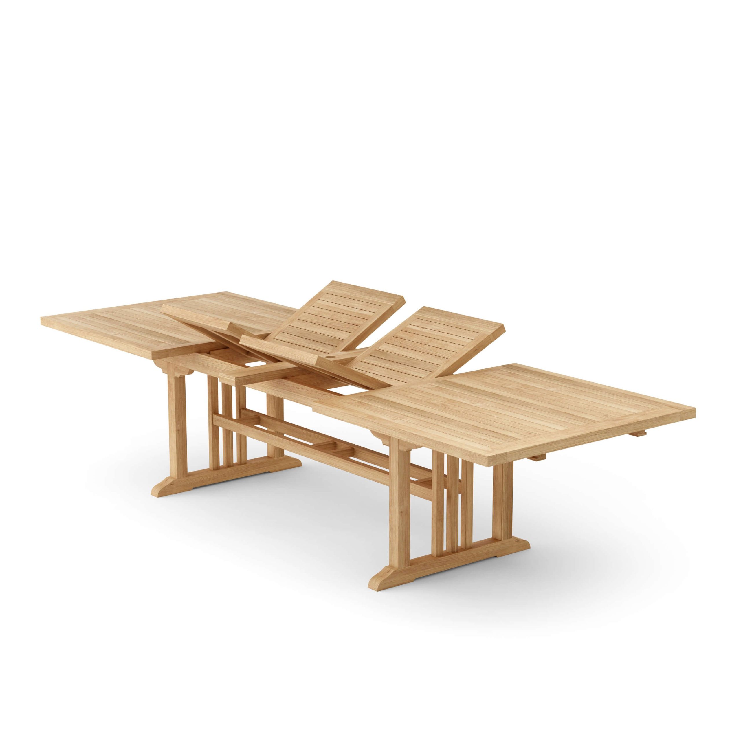 Munich Rectangular Double Extending Table