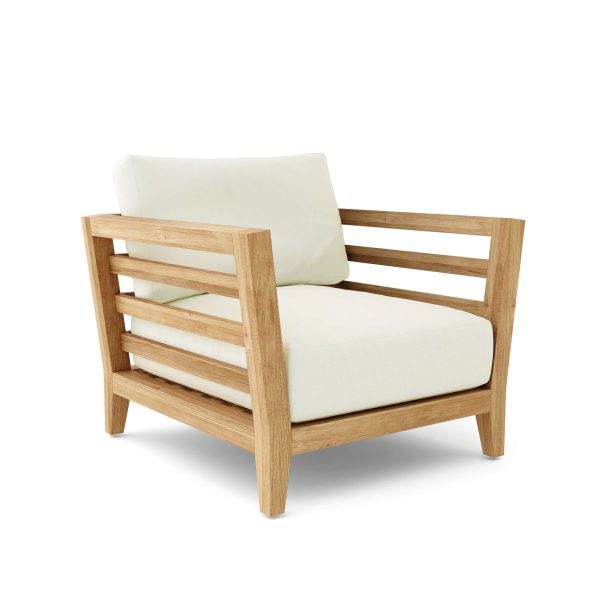 Eindhoven Teak Deep Seating Arm Chair - Image 4