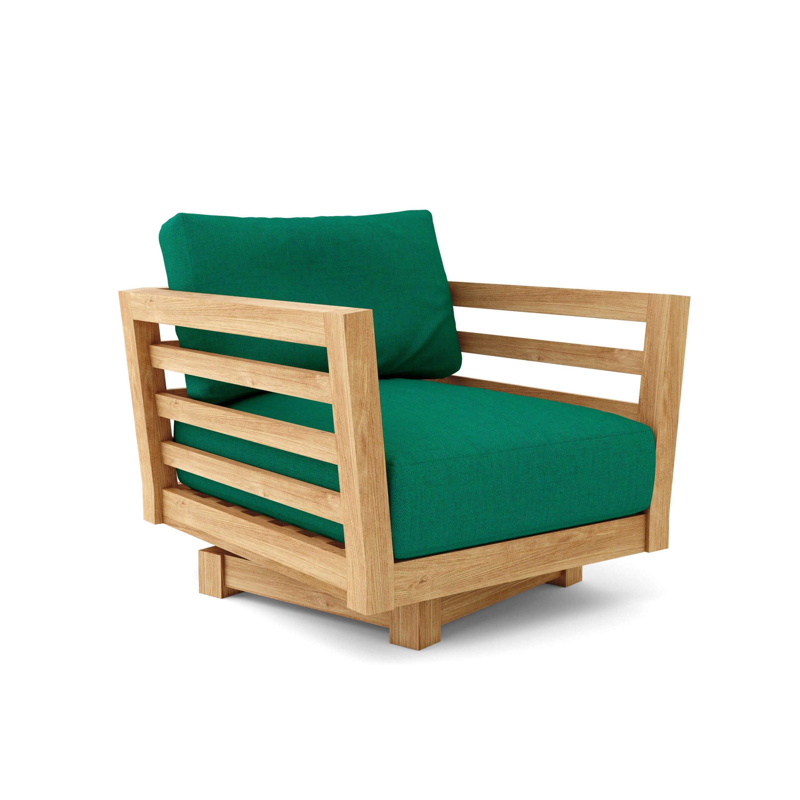 Eindhoven Teak Deep Seating Swivel Arm Chair - Image 3