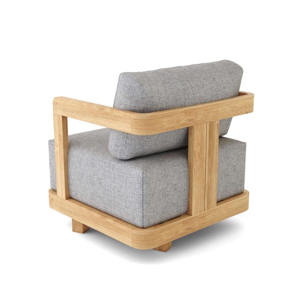 Amsterdam Teak Deep Seating Swivel Arm Chair - Image 2