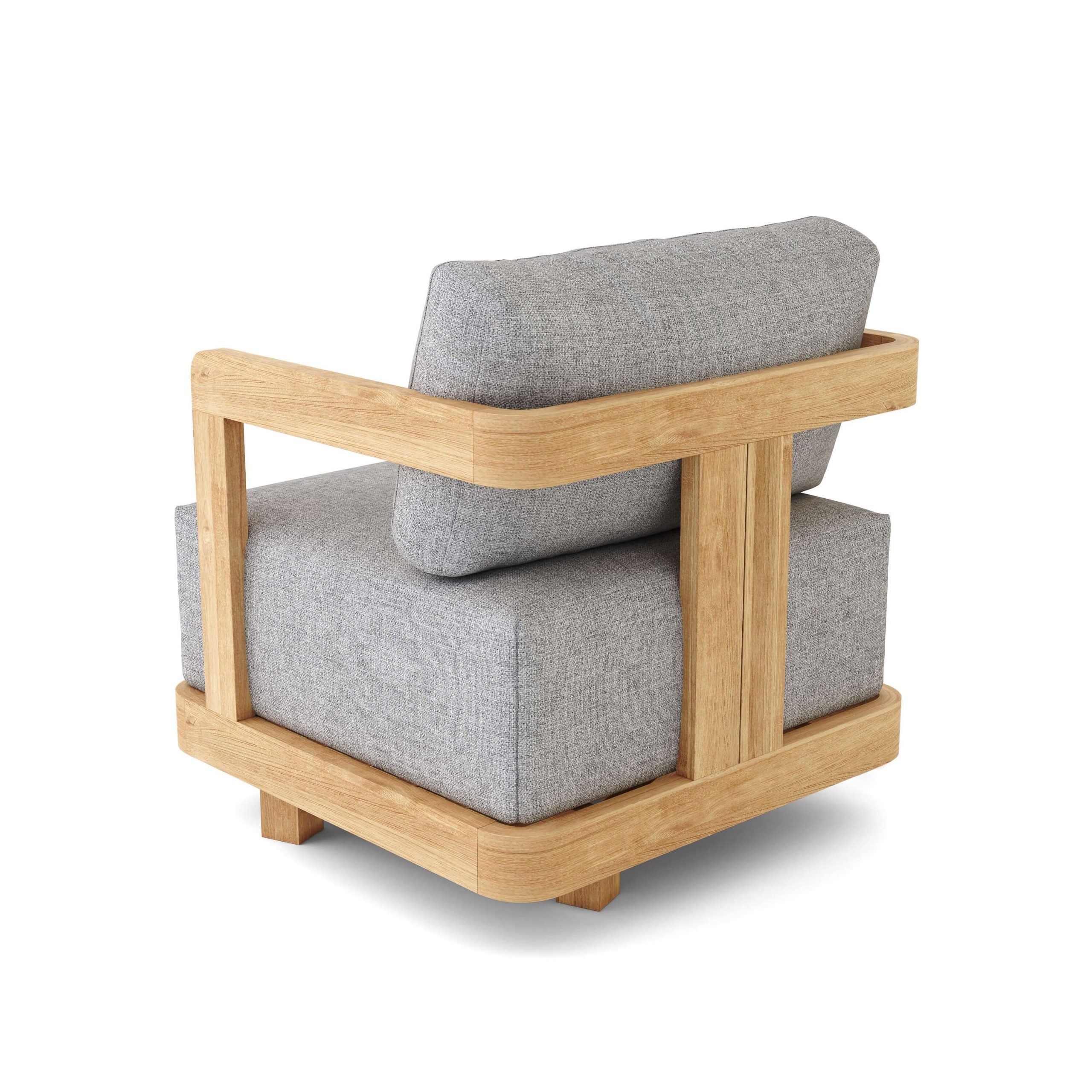 Amsterdam Teak Deep Seating Swivel Arm Chair - Image 2