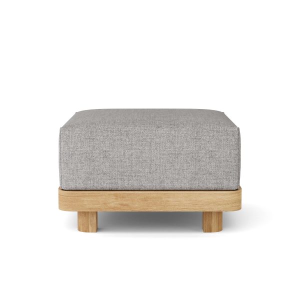 Amsterdam Teak Ottoman - Image 2