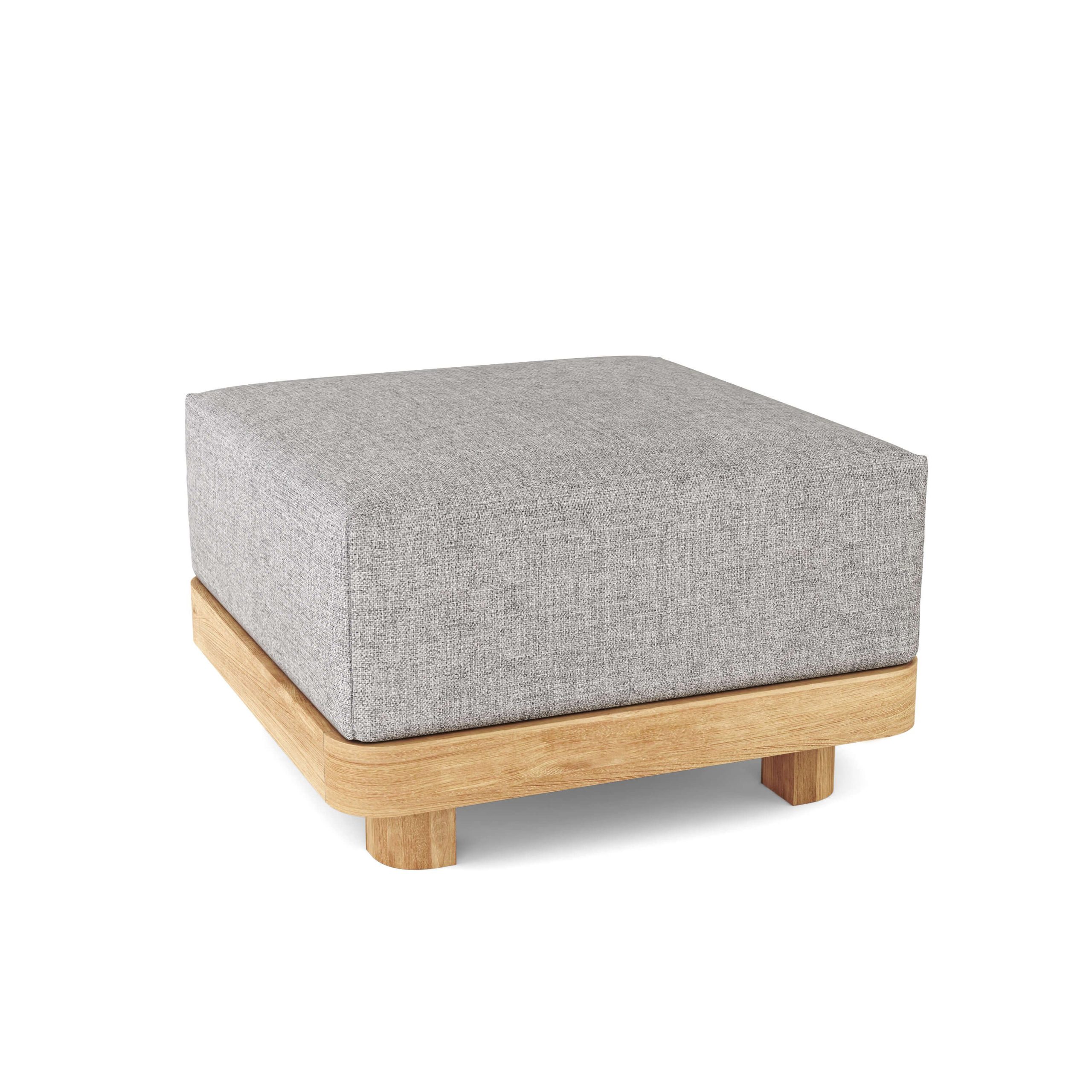 Amsterdam Teak Ottoman