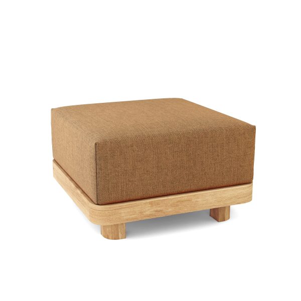 Amsterdam Teak Ottoman - Image 4