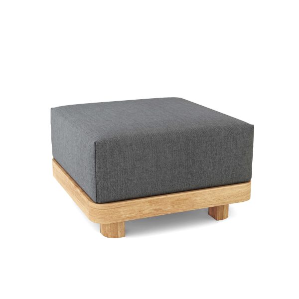 Amsterdam Teak Ottoman - Image 5