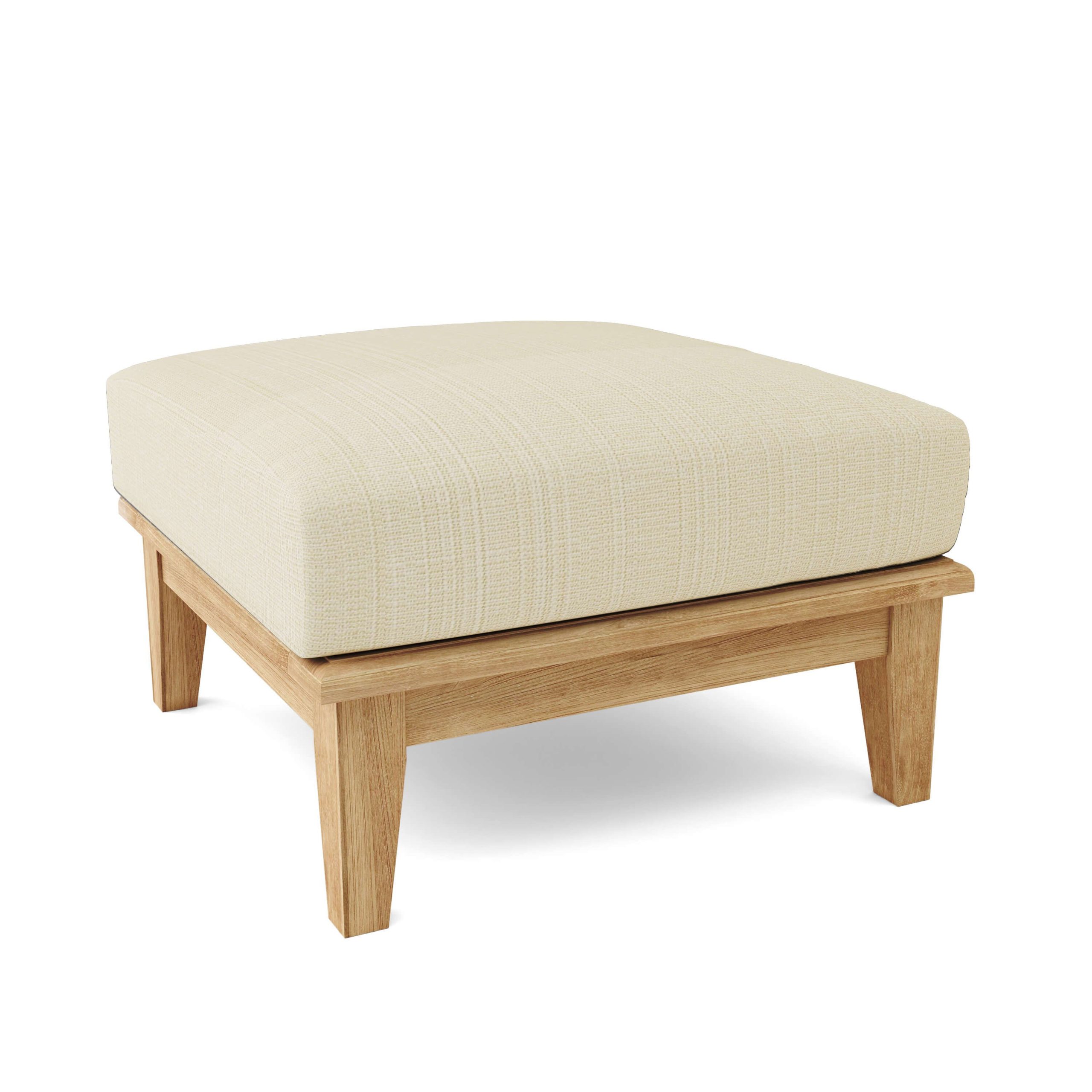 Barcelona Teak Ottoman - Image 9