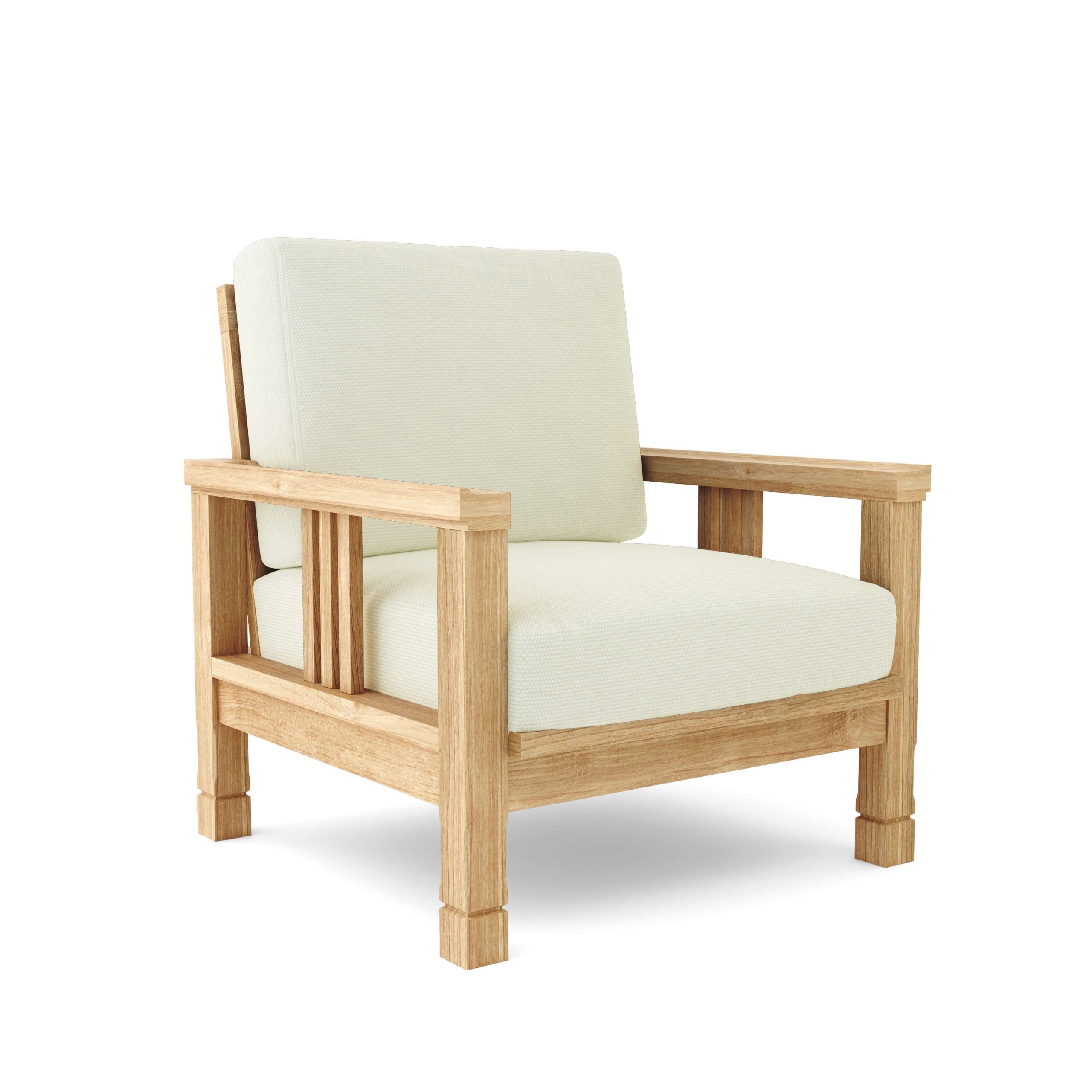 Sabadell Teak Deep Seating Arm Chair - Image 4