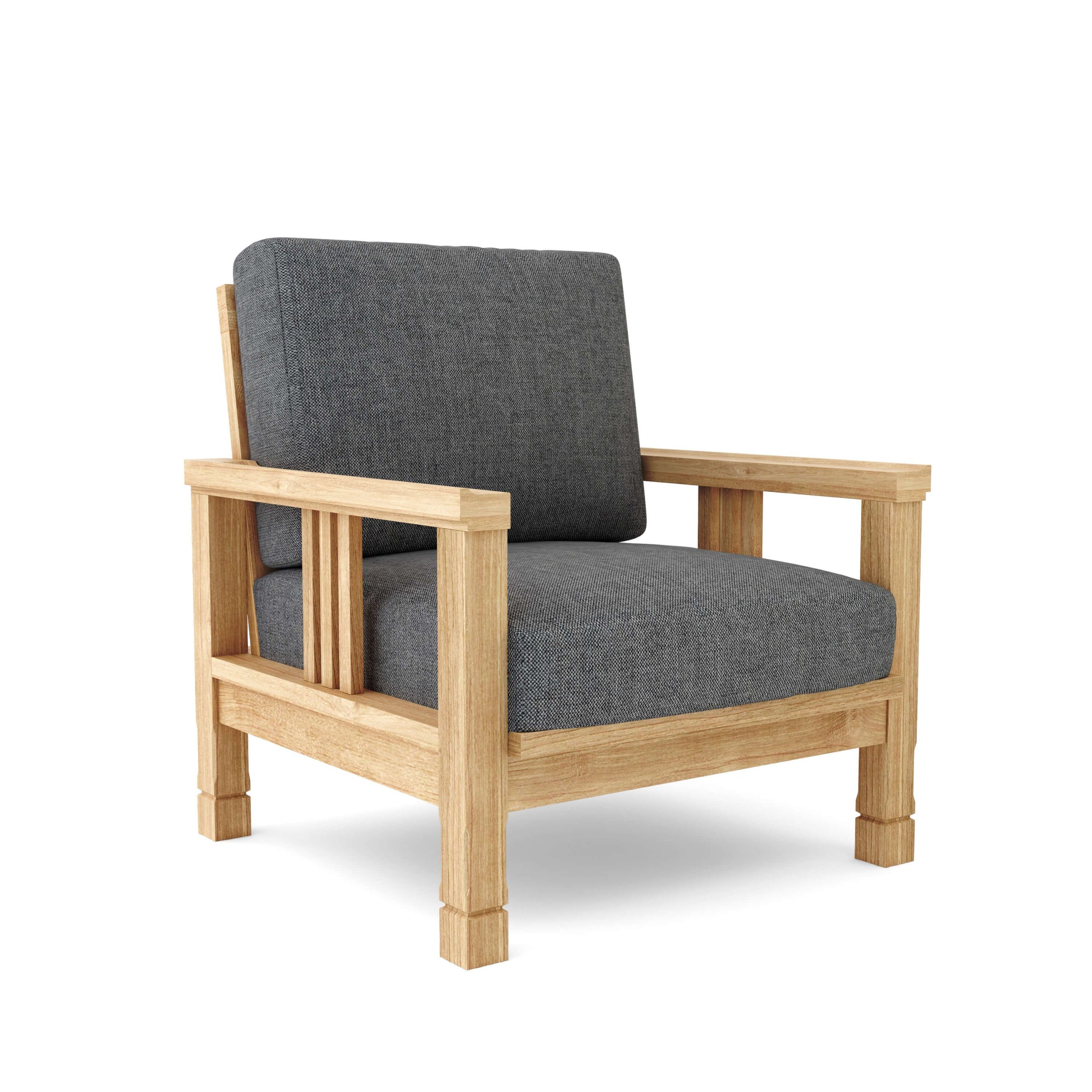 Sabadell Teak Deep Seating Arm Chair - Image 7