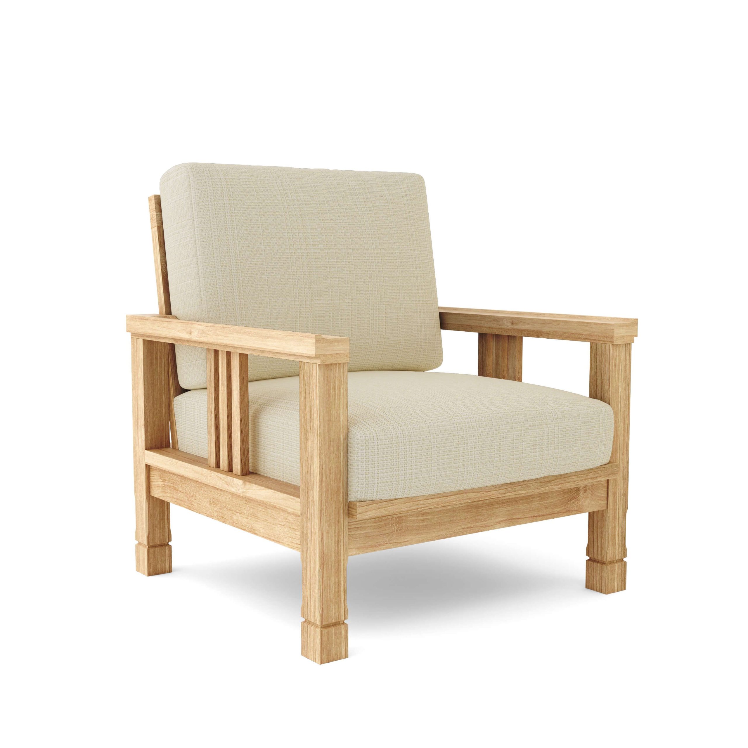 Sabadell Teak Deep Seating Arm Chair - Image 8