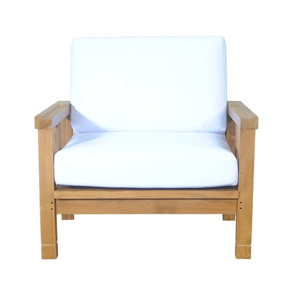 Sabadell Teak Deep Seating Arm Chair - Image 9
