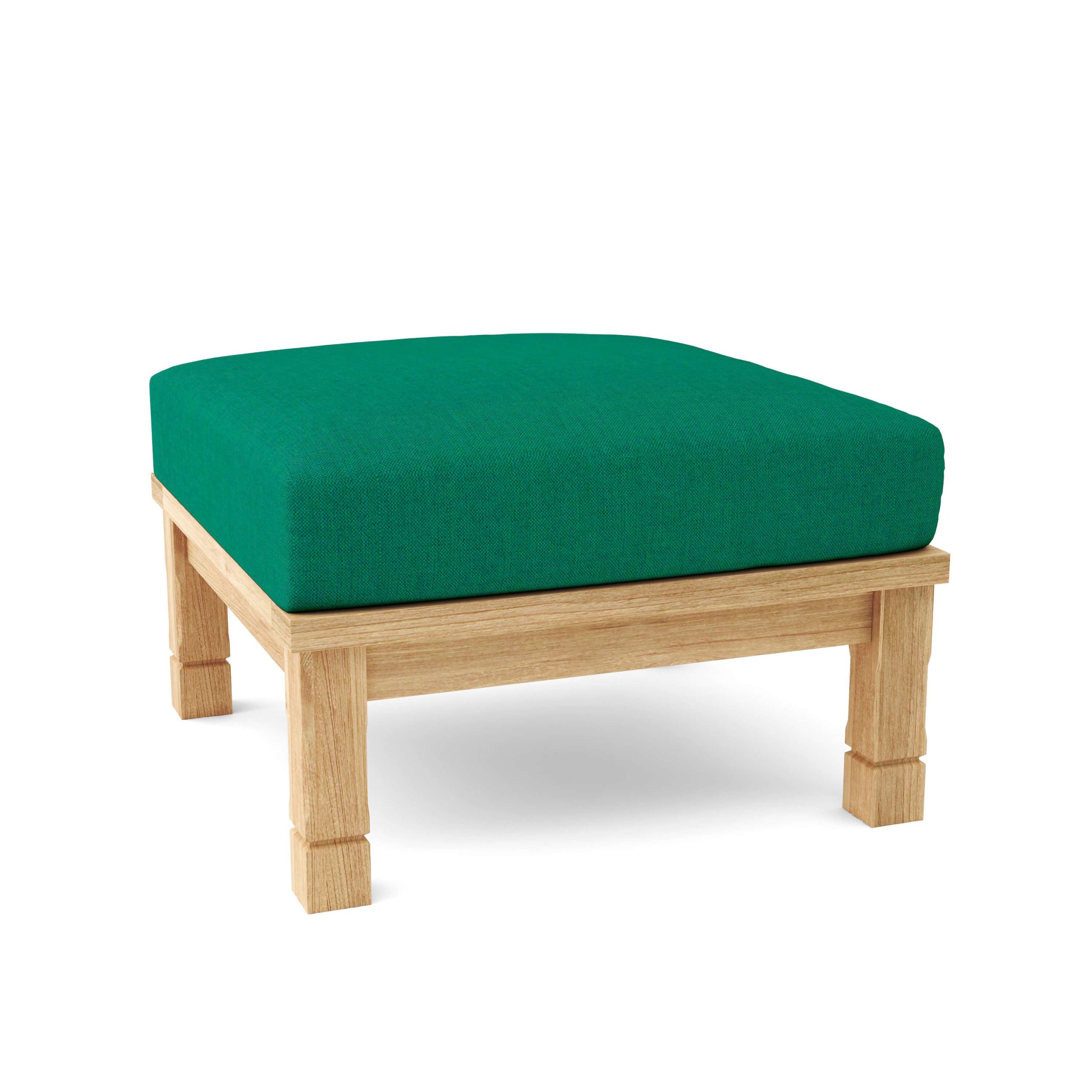 Sabadell Teak Ottoman - Image 3