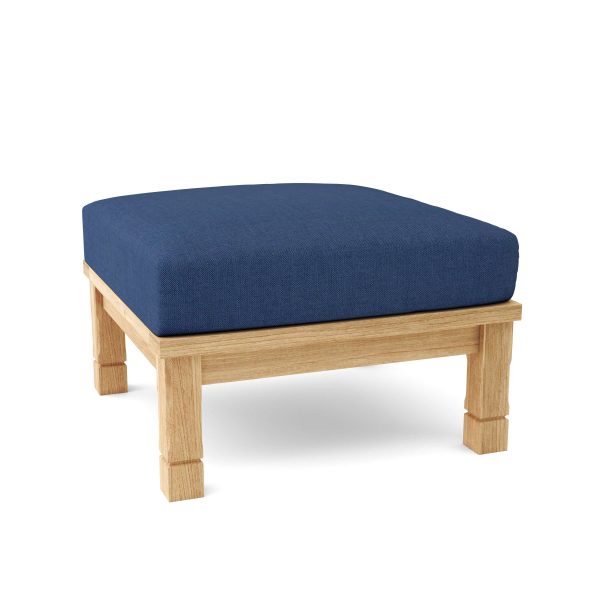 Sabadell Teak Ottoman - Image 5
