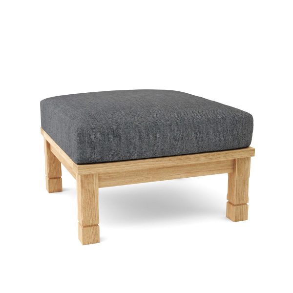 Sabadell Teak Ottoman - Image 7