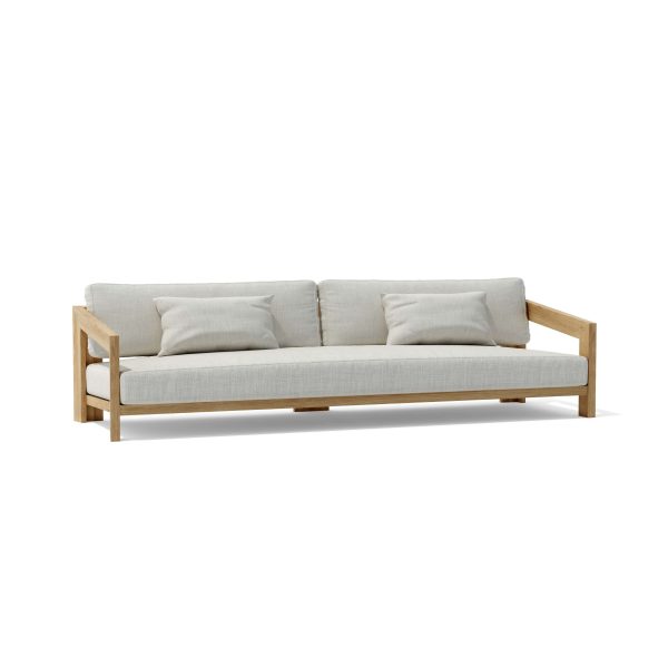 Luxury Huelva Teak Deep Seating Bench