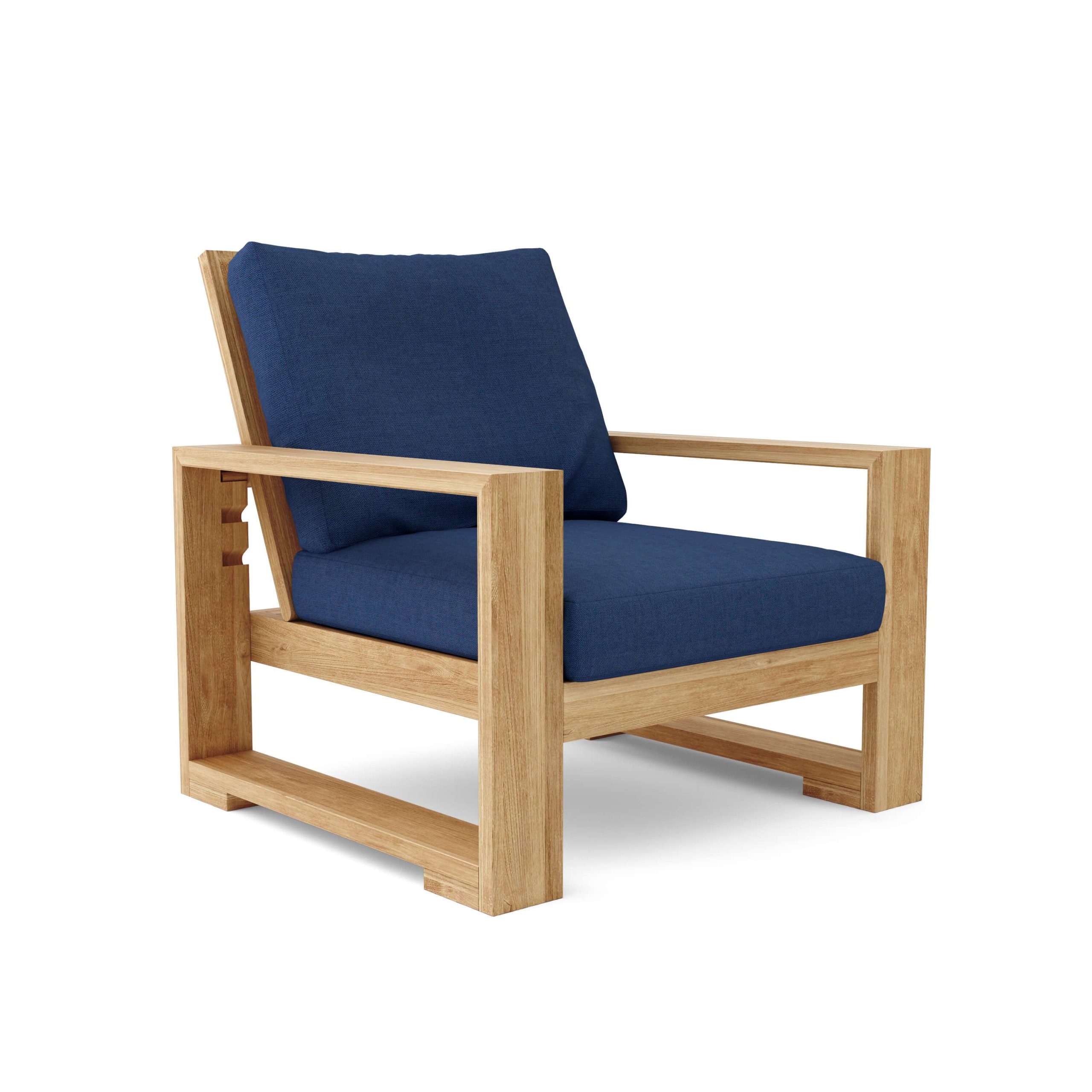 Siena Teak Deep Seating Arm Chair - Image 2