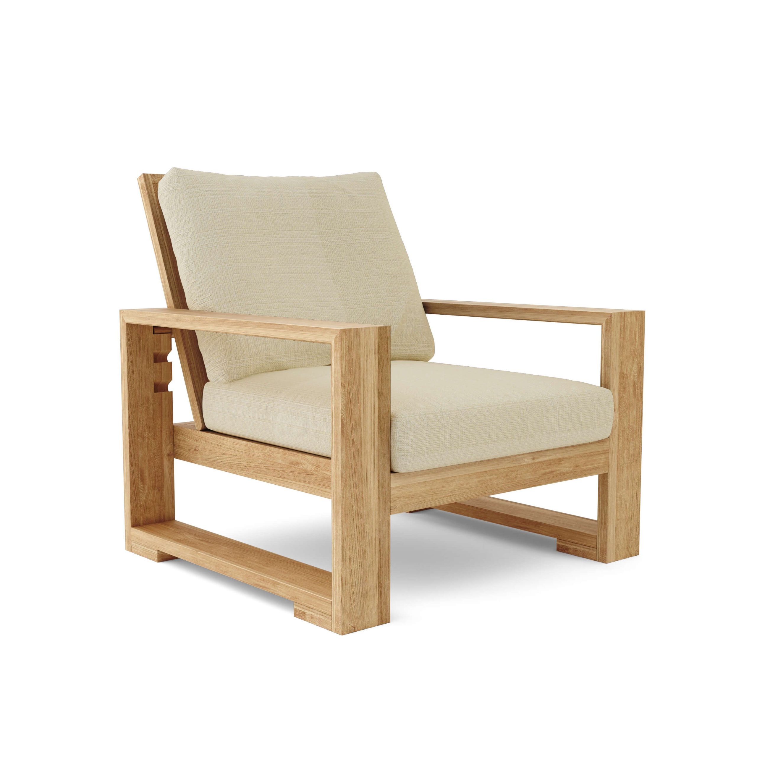 Siena Teak Deep Seating Arm Chair - Image 6