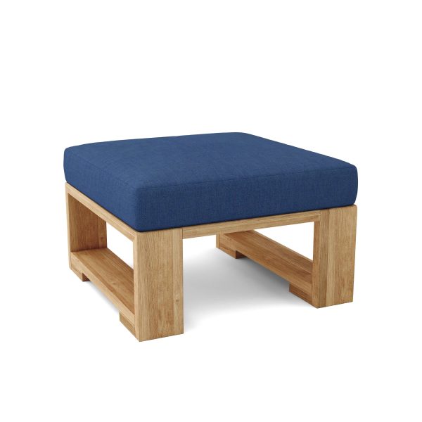 Siena Teak Stool Ottoman - Image 6