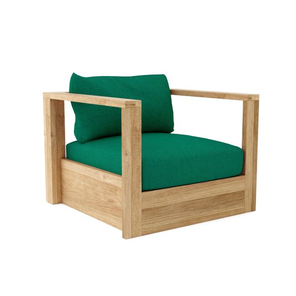 Dortmund Teak Deep Seating Arm Chair - Image 3