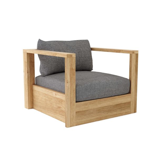 Dortmund Teak Deep Seating Arm Chair - Image 7