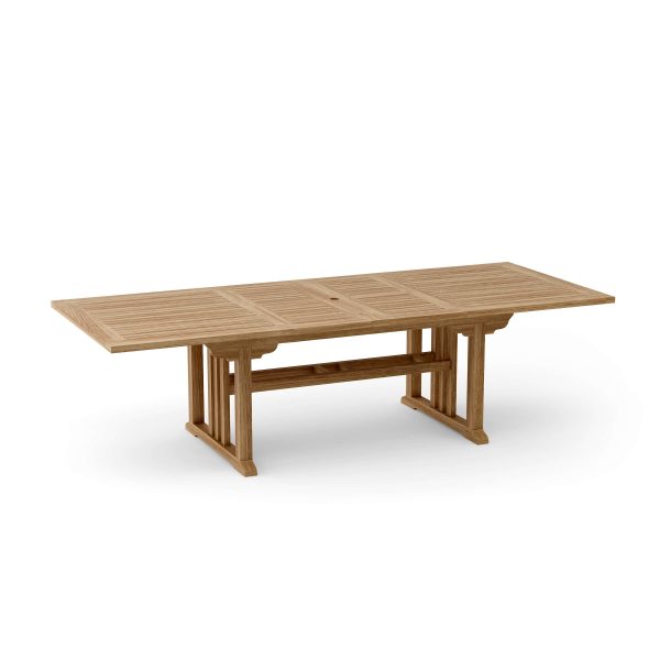 Munich Rectangular Double Extending Table 100 CM - Image 2