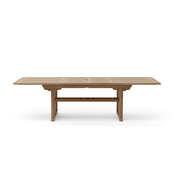 Munich Rectangular Double Extending Table 100 CM - Image 3