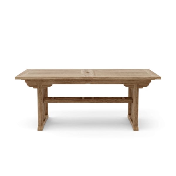 Munich Rectangular Double Extending Table 100 CM - Image 4