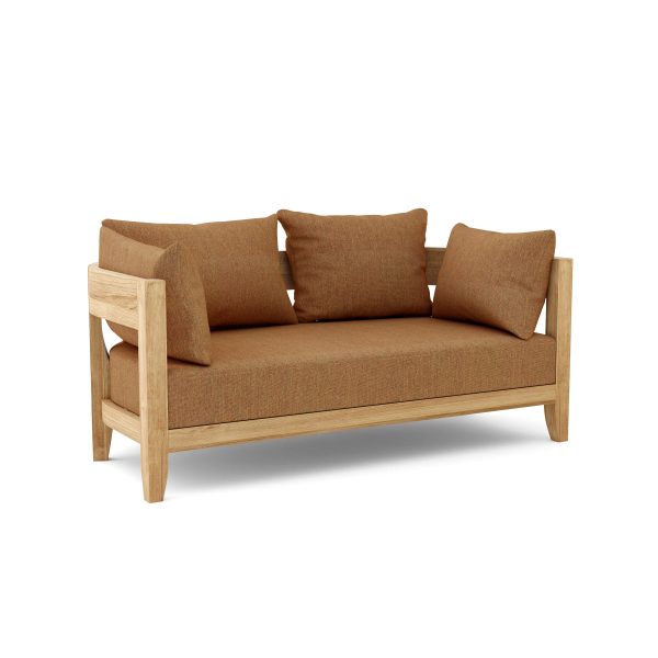 Luxury Madrid Teak Deep Seating Bench 2 Seater - Image 6