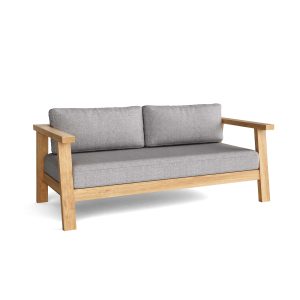 Luxury Pontevedra Teak Deep Seating Bench 2 Seater