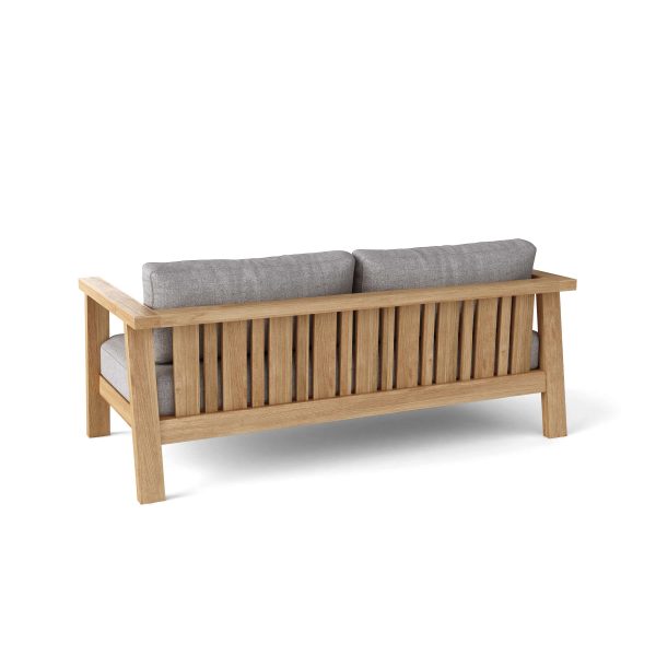 Luxury Pontevedra Teak Deep Seating Bench 2 Seater - Image 2