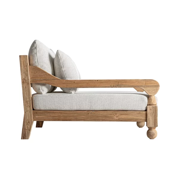 Teak Reclaimed Sofa Chair - Image 3