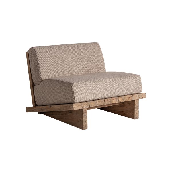Teak Reclaimed Lounge Chair