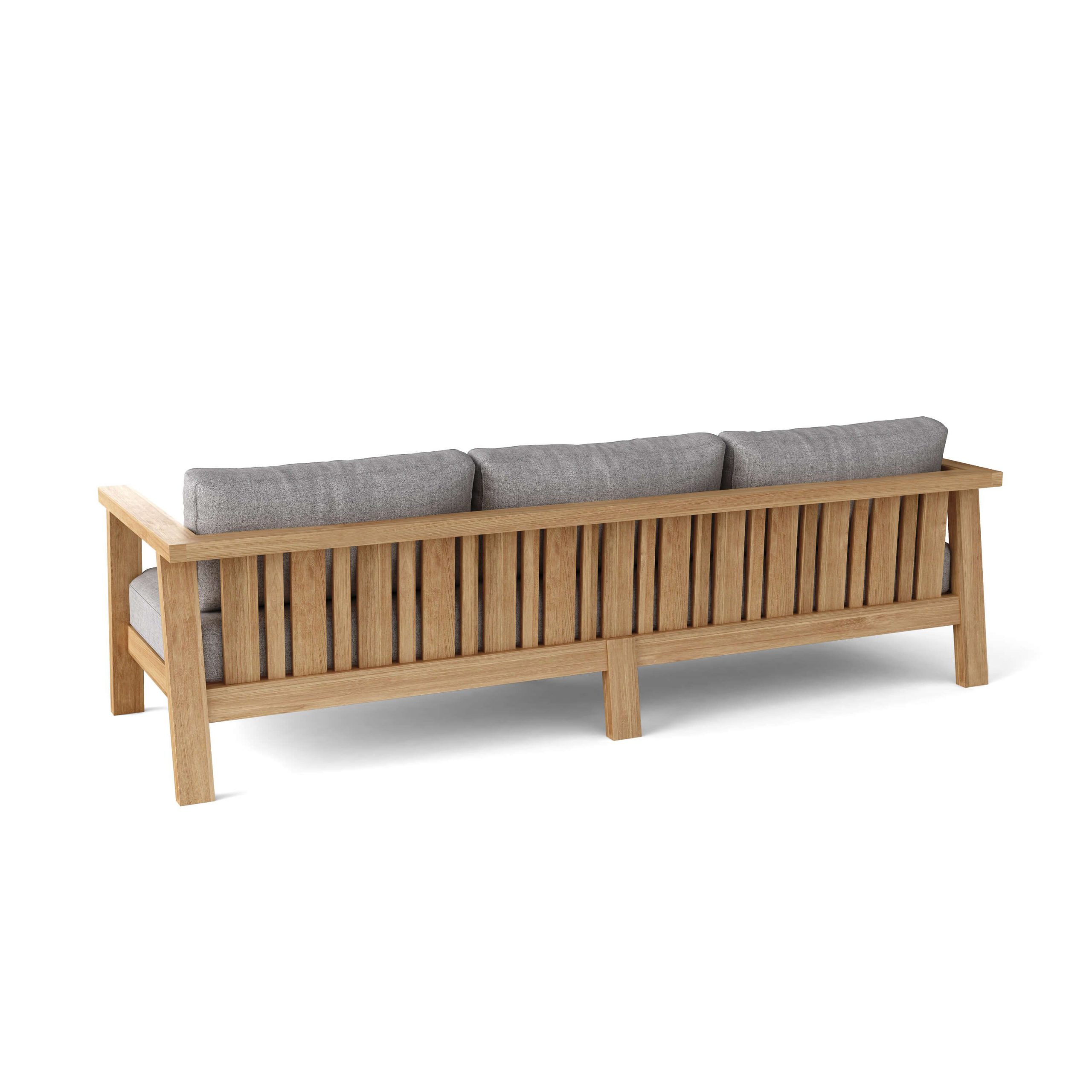 Luxury Pontevedra Teak Deep Seating Bench 3 Seater - Image 2