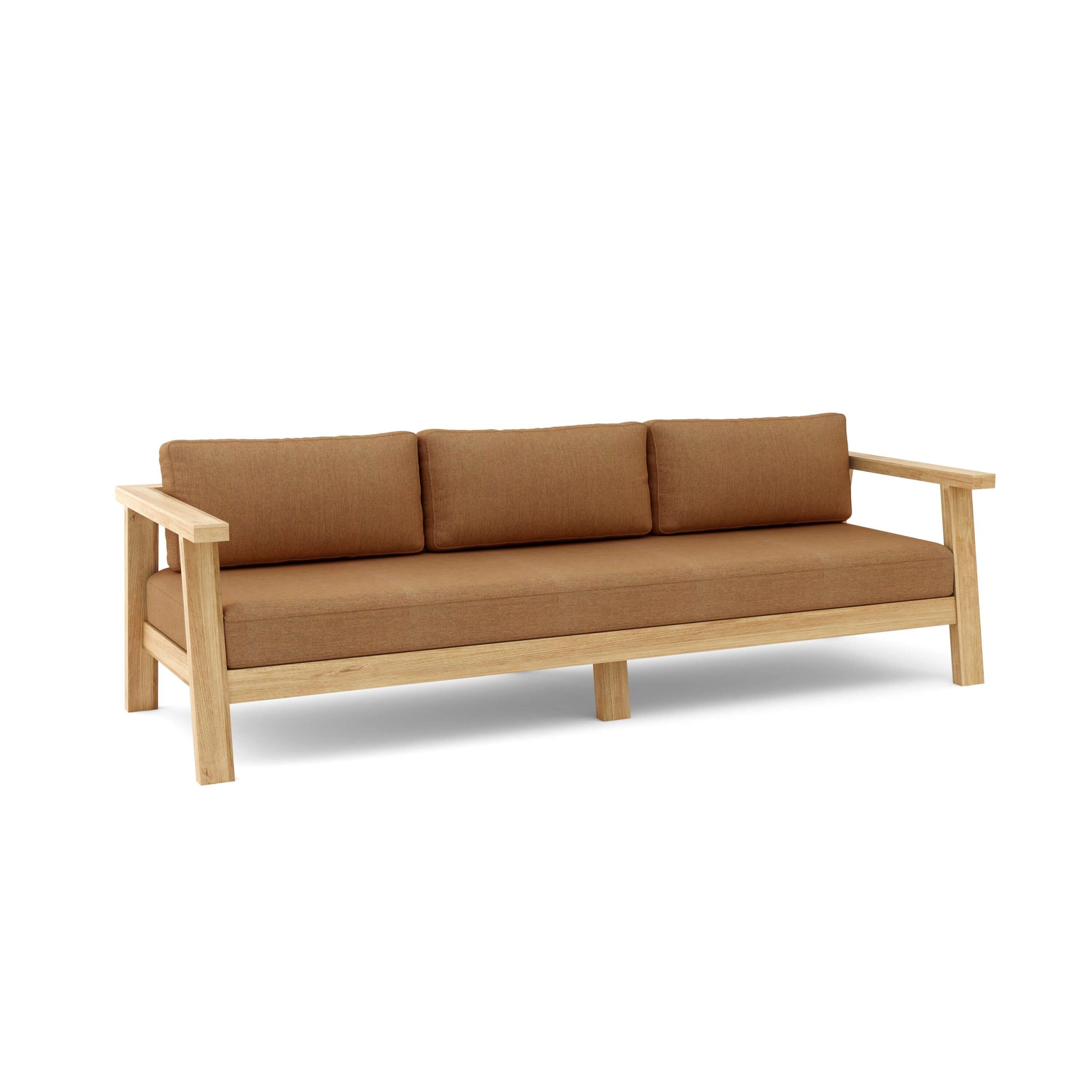 Luxury Pontevedra Teak Deep Seating Bench 3 Seater - Image 7