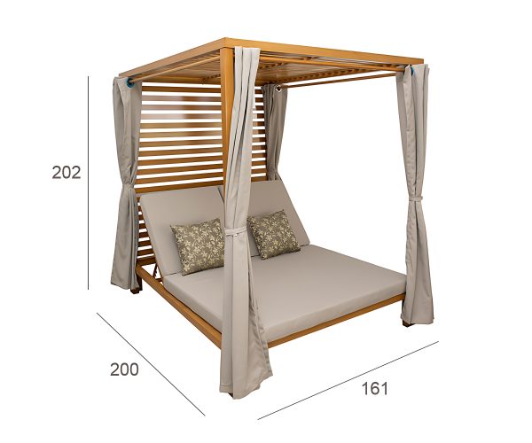 Daybed Teak Garden Furniture Manufacturer Indonesia
