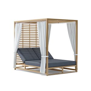 Daybed And Cabana Canopy Wooden Furniture